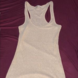 Gold shimmer tank